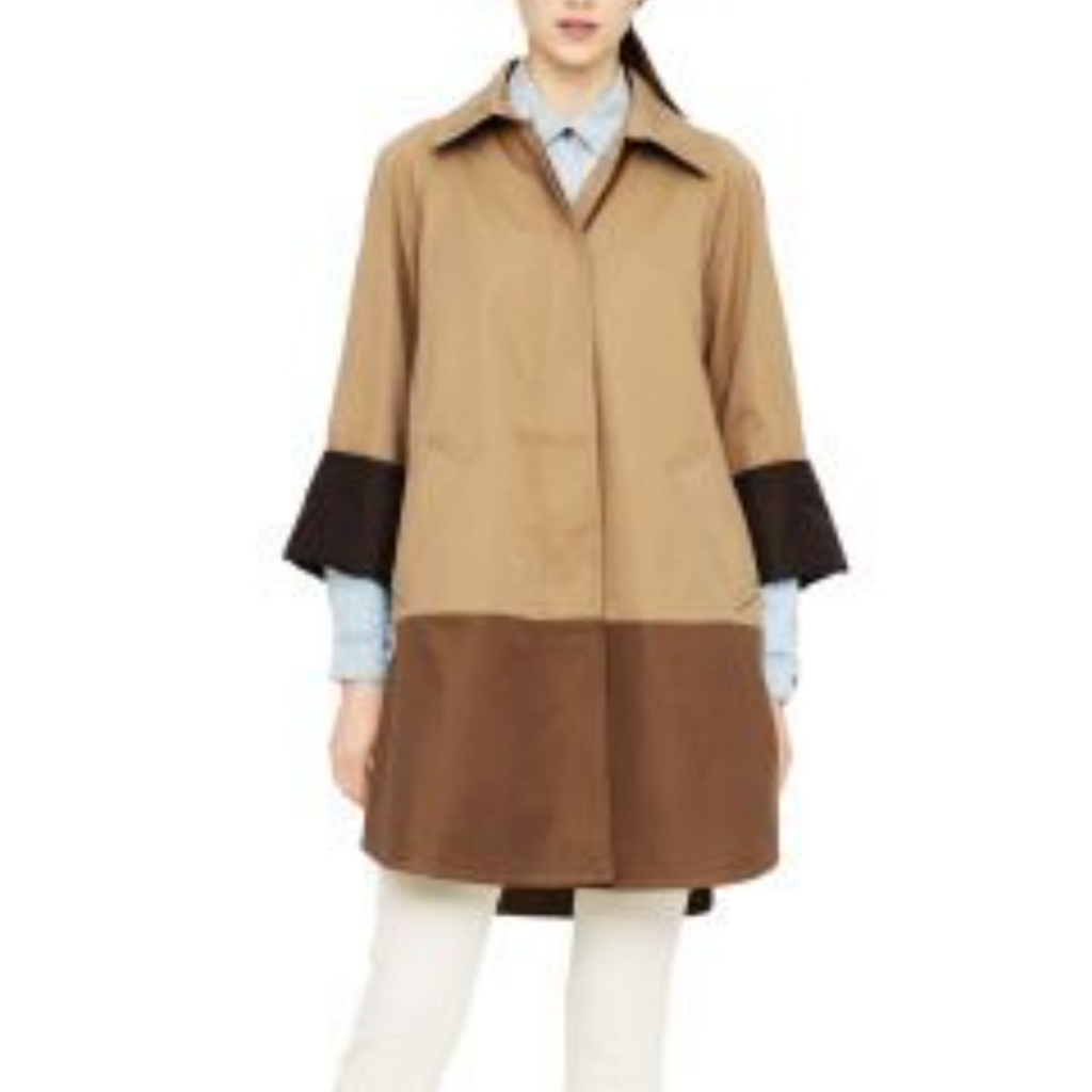 Club Monaco Clarissa Blocked Trench Coat